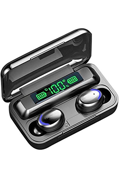 Arabest سماعات أذن F9-5 الجديدة بتقنية 8D HiFi True Stereo Auriculares للبلوتوث وسماعات رأس لاسلكية مقاومة للماء