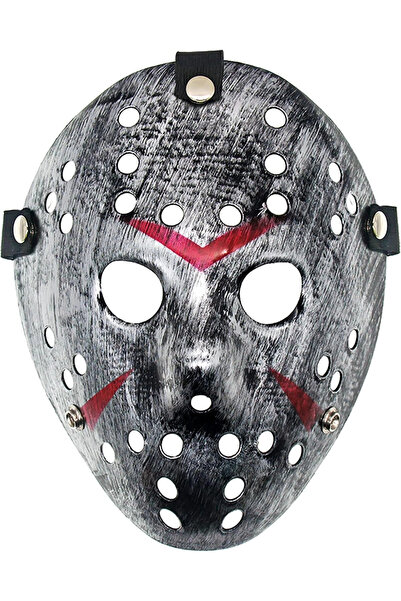 JUST DREAM Jason Maskesi Hannibal Maskesi Metal Gümüş Renk 20x25 Cm