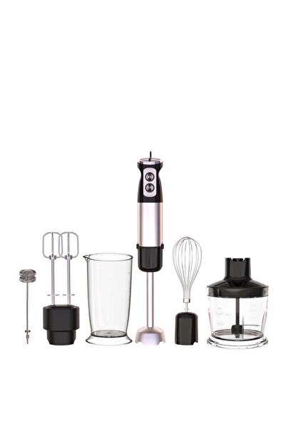 Arabest 6 in 1 Immersion Hand Blender Mixer, Whisk and Milk Frother for Smoothie,Baby Food