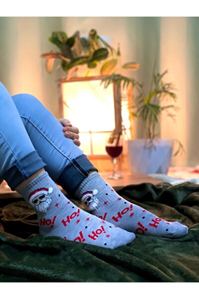 magıcgrange 3-Piece New Year's Socks Set – Bearded Design, Cotton, Stitch-Free , a Quality, Gift Boxed New Year