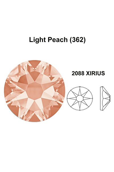 DARA Trading أحجار الراين دارا خوخي فاتح ٣٦٢ كريستالة تثبيت سريعة SS10 - ١٤٤٠...