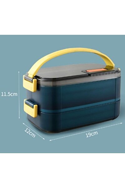 DOMEET Stainless Steel Lunch Box for Adults&Kids, Leakproof 2 Layer Bento Box with Detachable Divider, BPA