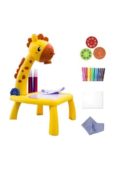 DANYS Masă de proiector de desen educațional cu 3 discuri, 24 de șabloane 12 ...