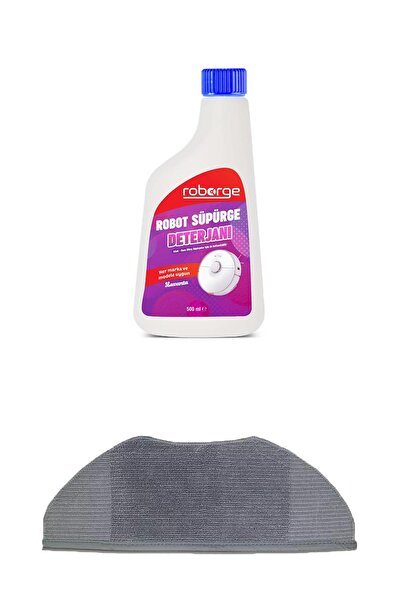 Roborge Xiaomi Mop 2 Lite Robot Vacuum Mop Cloth + Robot Vacuum Cleaner Detergent - Lavender