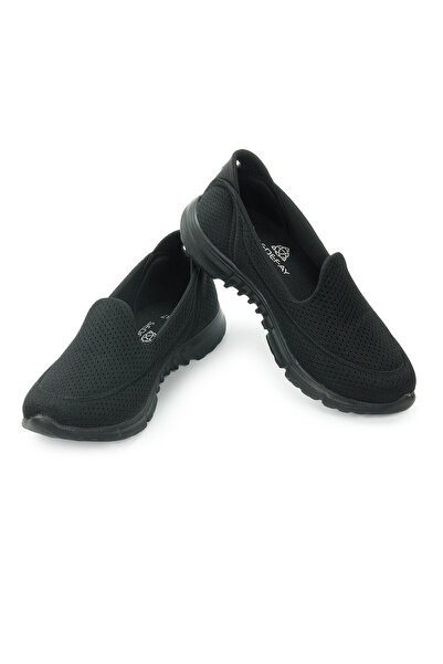 ihvan online Mesh Laceless Shoes, Lightweight and Comfortable Hajj Umrah Shoes - Black