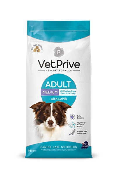 VetPrive Vet Prive Orta ve İri Irk Yetişkin Köpek Maması Kuzu Etli 14 Kg