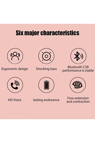 Generic Foldable Wireless Headphones Bluetooth 5.3 Earphone Stereo HIFI Headset Game Earbuds Mic