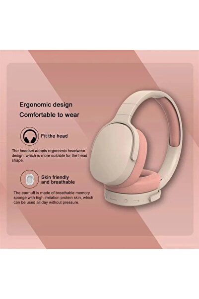 Generic Foldable Wireless Headphones Bluetooth 5.3 Earphone Stereo HIFI Headset Game Earbuds Mic