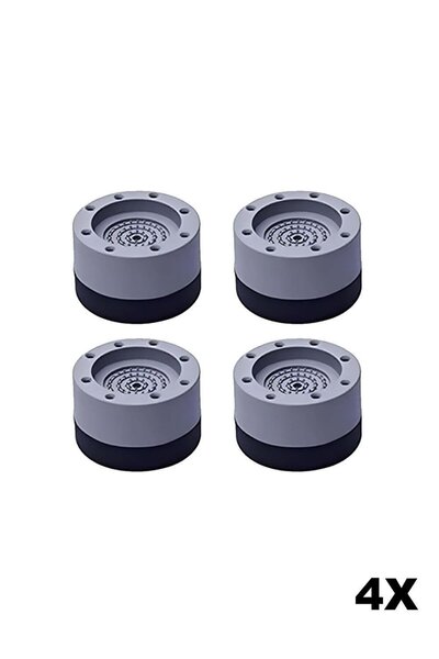 Roborge Suport pentru mobilier și dulap - 3,5 cm - 4 bucăți - gri