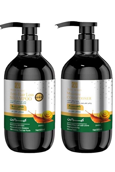 roseberry Rose Berry Snail & Moisture Shampoo - Anti Hair Loss