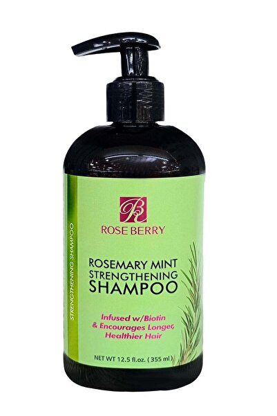 roseberry Rose Berry Strengthening Shampoo with Mint and Rosemary
