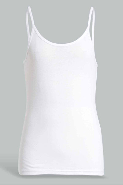 REDTAG White Plain Strappy Vest