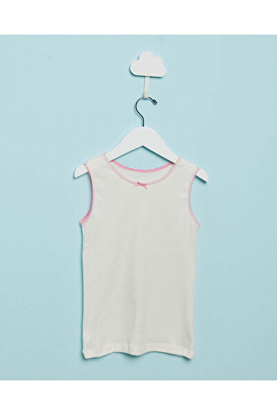 REDTAG Girls Black And Pink Embellished Vest Set (Pack Of 2)