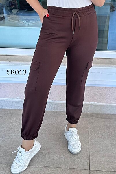 İnce Topuk Modal Fabric Cargo Pocket Pack Sweatpants 5K013