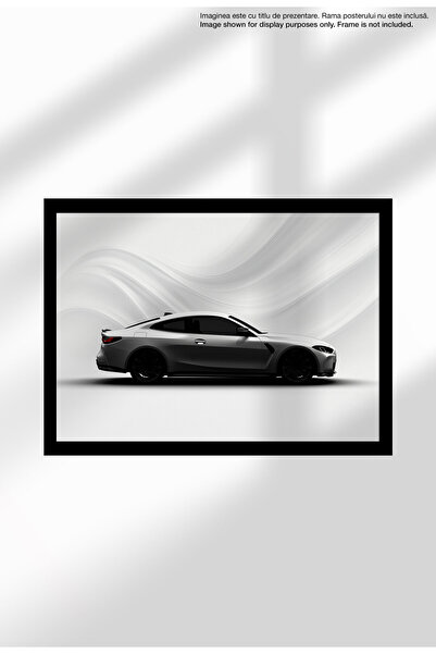 21mxm Poster Canvas cu Mașină Sport - Print Digital Neînramat pe Pânză Mată - 1726 M4 G82 2021 White