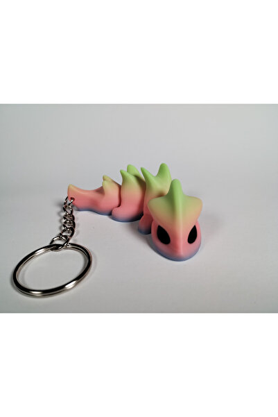 BUNUVER Articulated Dragon Keychain 1 Piece Surprise Color