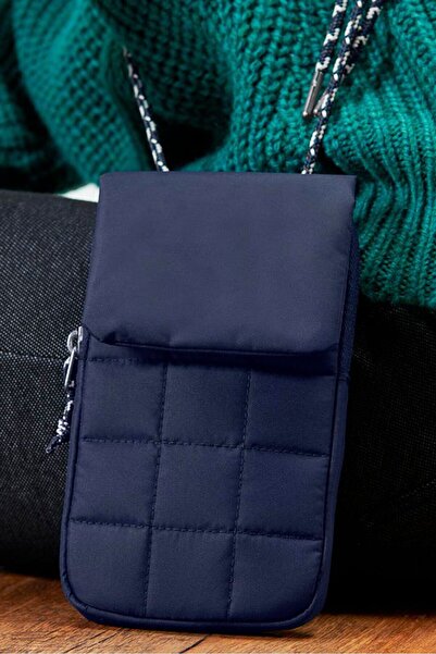 Tchibo Women Shoulder Bag 19 H x 11 L x 2 W cm, Navy