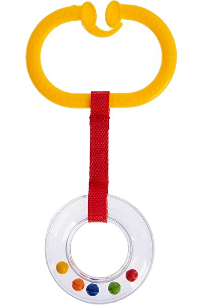 Babyjem Rattle Stroller Ring Oval (Yellow)