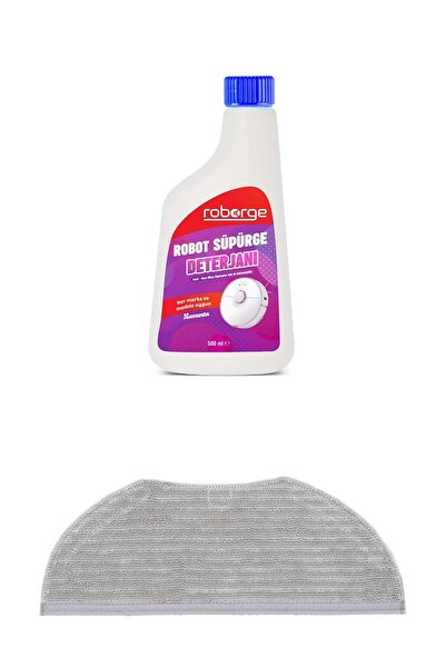Roborge منشفة تنظيف المكنسة الكهربائية الروبوتية 2 في 1 من شاومي + منظف المكن...