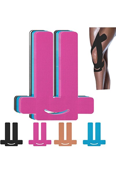 KASTWAVE 12 Count Precut Kinesiology Tape for Knees (Mixed Colors)