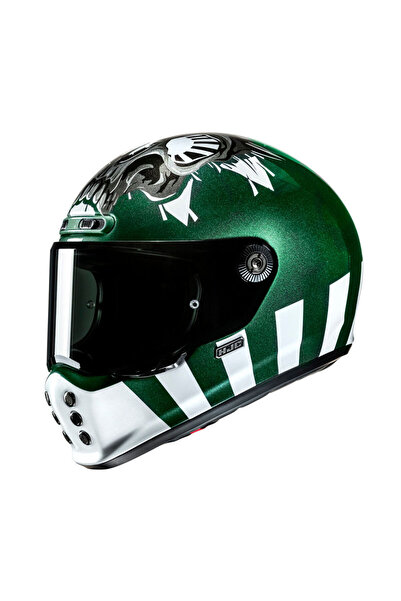 HJC V10 Crania MC4 Kapalı Motosiklet Kaskı Yeşil