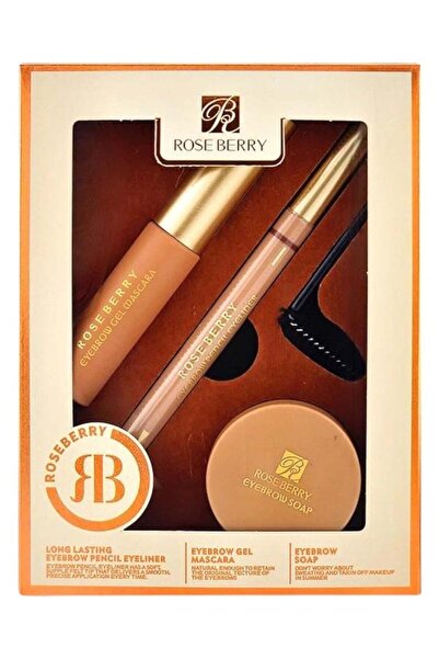 roseberry قلم حواجب روز بيري 2 في 1 + ماسكرا جل حواجب + صابون حواجب