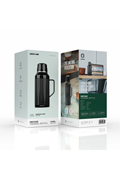 Green Lion Vintage Thermal Bottle