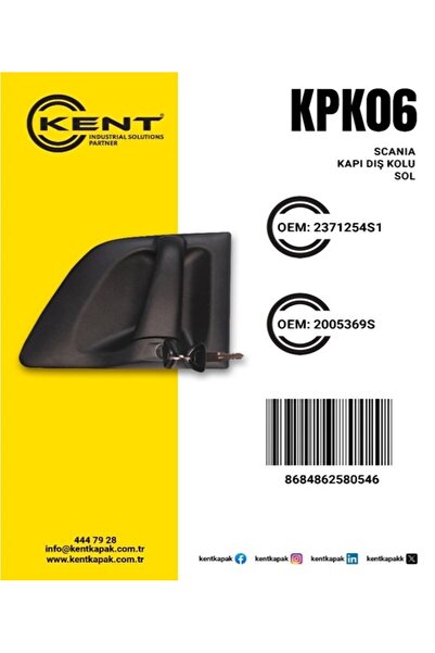 KENT مقبض باب سكانيا الأيسر