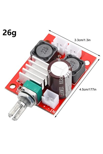 Diymore Mono 100W DC güç kaynağı ile Digital amplifikatör kurulu