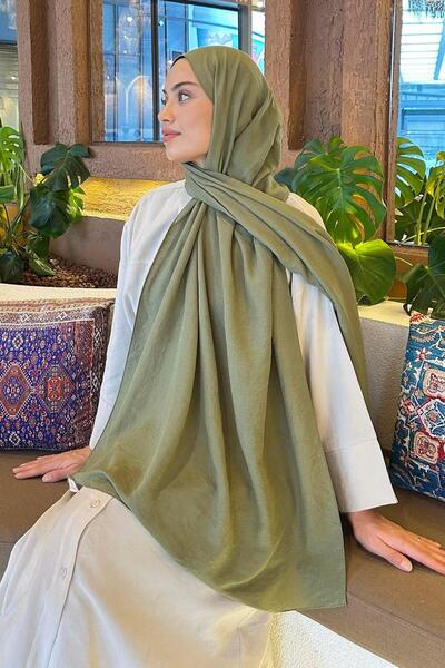 lamelif Comfort Cotton Shawl Army Green