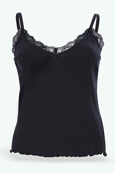 REDTAG Black Strappy Lace Vest