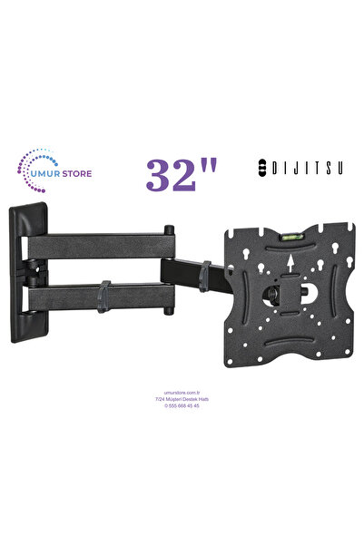 Dijitsu 32Ds9000 32 inç / 22”- 49” Lcd Led Televizyon Monitör Hareketli Duvar...