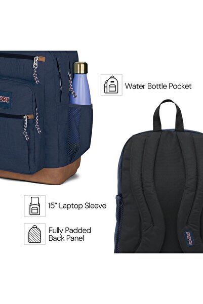 Jansport Cool Student Laptop Backpack (15-inch) - Grey Letterman