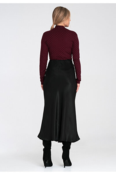 Figl Women's cherry bodysuit - Crystal blouse - Wrap bodysuit M1080 size L/XL