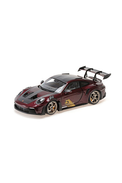 Minichamps Porsche 911 (992) GT3RS, Mov cu jante aurii, 2023 - Ediție limitat...