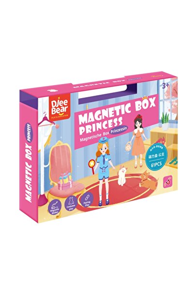 Hibobi Premium صندوق ألغاز الأميرة المغناطيسي على شكل متجر - لعبة لوحية مغناط...