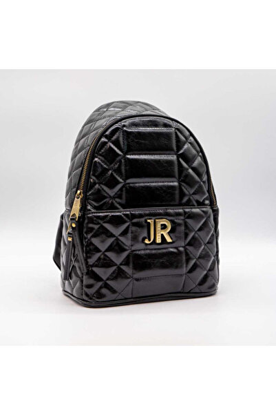 John Richmond Backpack - Leather - Black