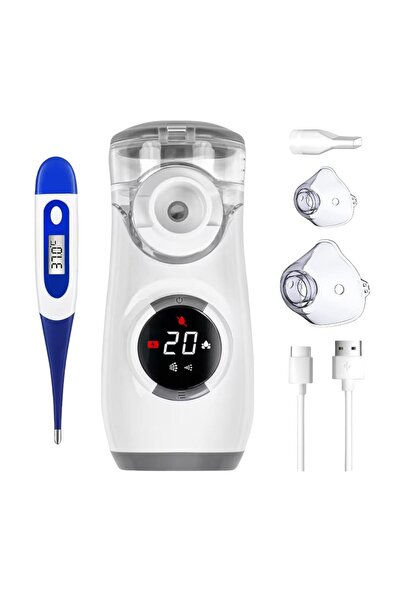 LONDEMM LONDEMM Professional Aerosol Device, 1x Thermometer Included, Portable Ultrasonic Nebulizer