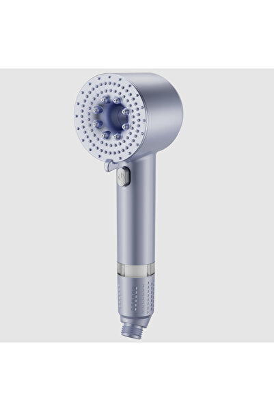 MIXSNOW Dual-turbine shower head with pressurized 3-function handheld spray, ...