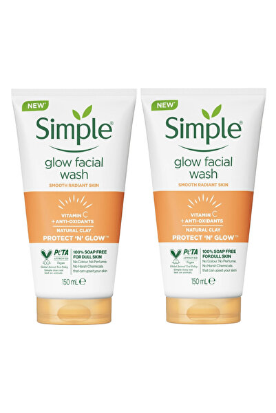 Simple قطعتين من بروتيكت جلو 2 في 1 - للبشرة اللامعة والمفقودة 150 مل