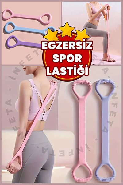 İnfeta Bandă de rezistență pentru exerciții Pilates, 1 bucată, Bandă de rezis...