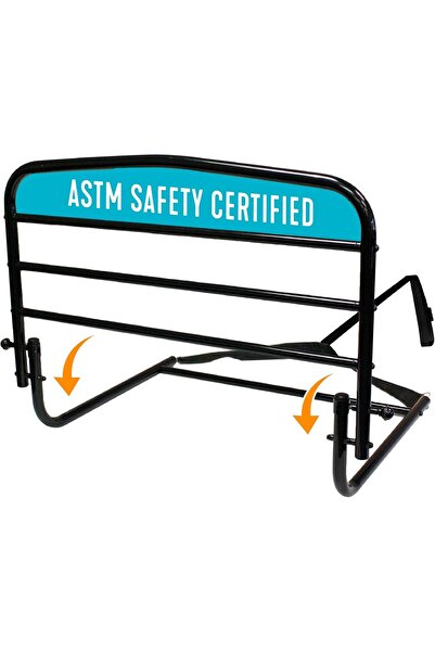 Stander حاجز أمان للسرير مقاس 30 بوصة، حاجز سرير قابل للتعديل لكبار السن، حاج...