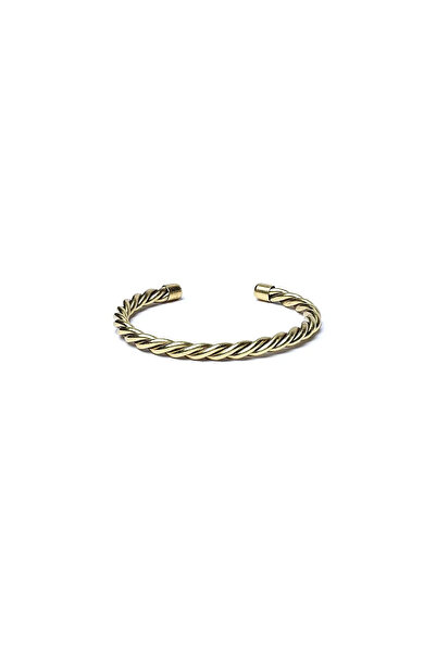 Bracelet Brățară răsucită de culoare aurie -- 7cm