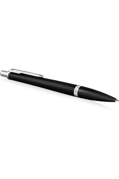 Parker Urban Black Matte Ballpoint Pen with Chrome Trim | Medium Refill | Gift Box | Model 8385