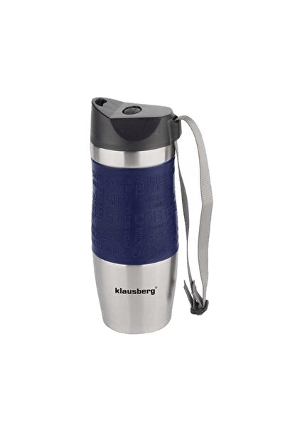 Klausberg Termos din inox, albastru, capacitate 380ml,