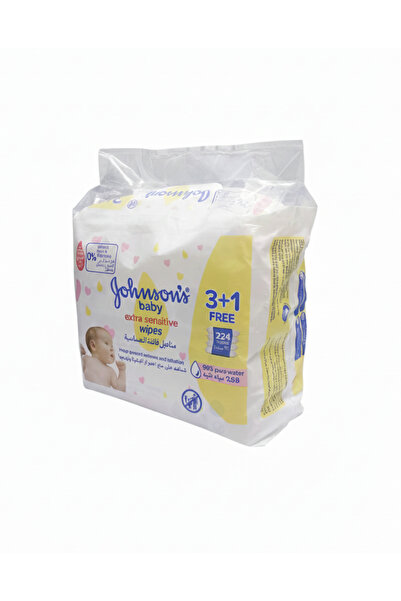 Johnson's Ultra Sensitive Baby Wipes - 224 wipes