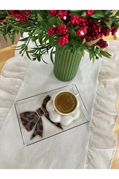 ADENKA NAKIŞ Leopar Fiyonk Desen, Sunum Peçetesi (1 Adet)