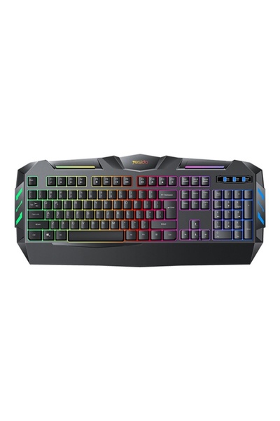 Yesido Mechanical Gaming Keyboard with RGB Lighting, 104 Keys Full-Layout, 1.5m USB Connection, Black