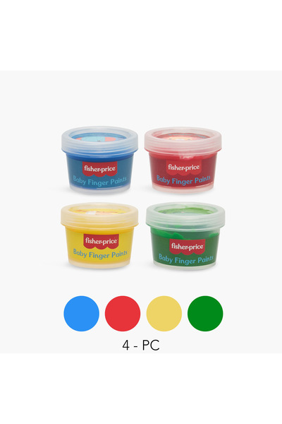 FISHER PRICE فيشر - ألوان أصابع الأطفال القابلة للذوبان في الماء - مجموعة من ...