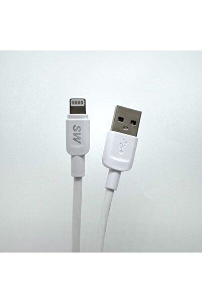 OEM USB to Lightning Data Cable 2.4A Fast Charging, 2 m, White